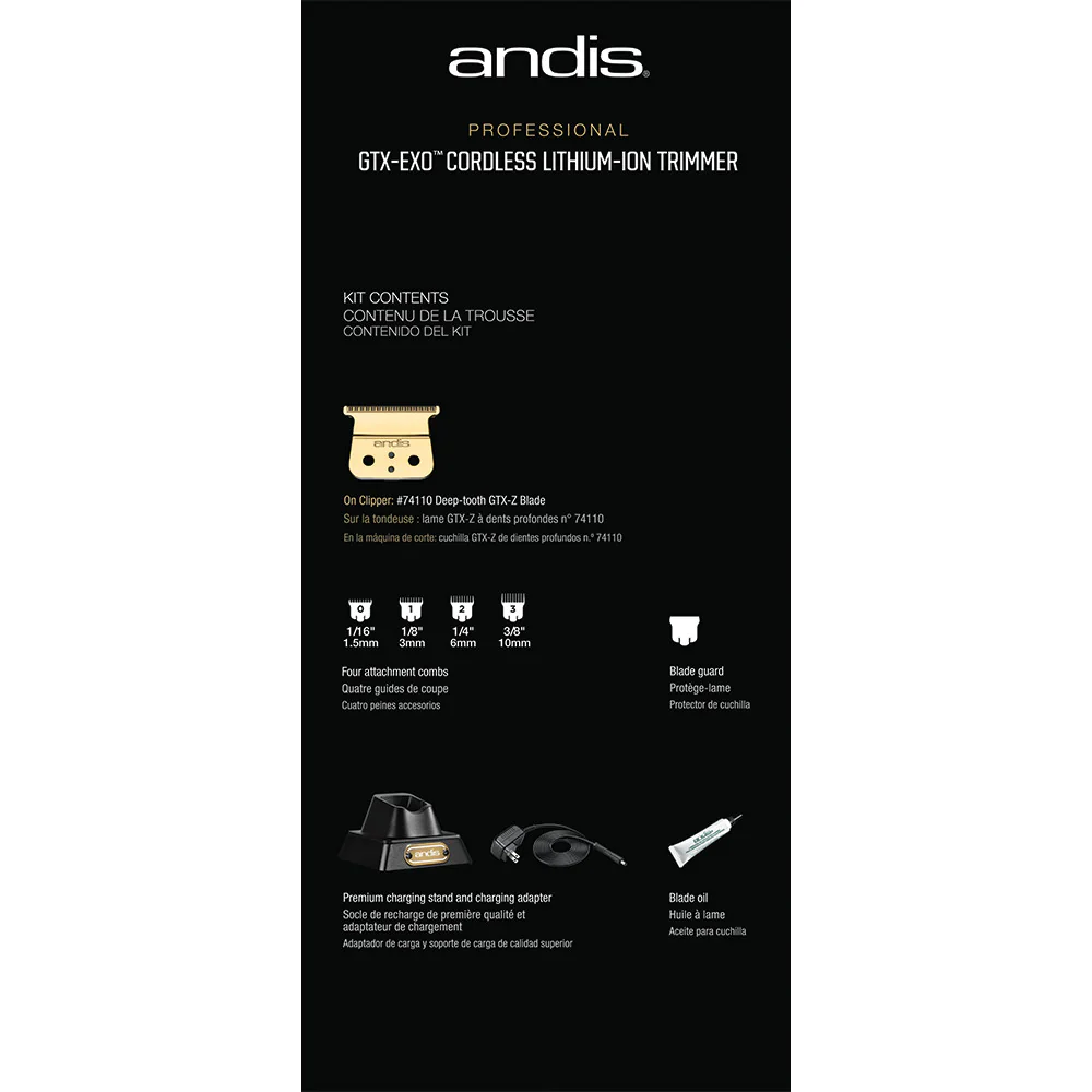 Andis GTX-EXO Cordless Li Trimmer - Image 3