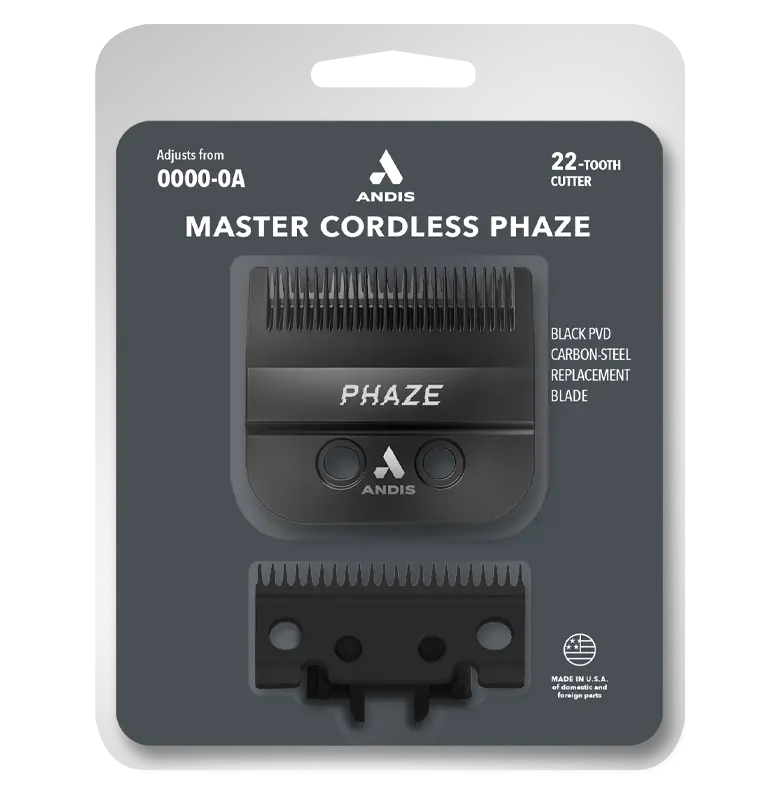 Andis Master Cordless Clipper Replacement Phaze Blade