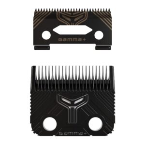 Gamma+ T1000 Echo Fixed Fade Blade and Shallow 2.0 Clipper Blade Set