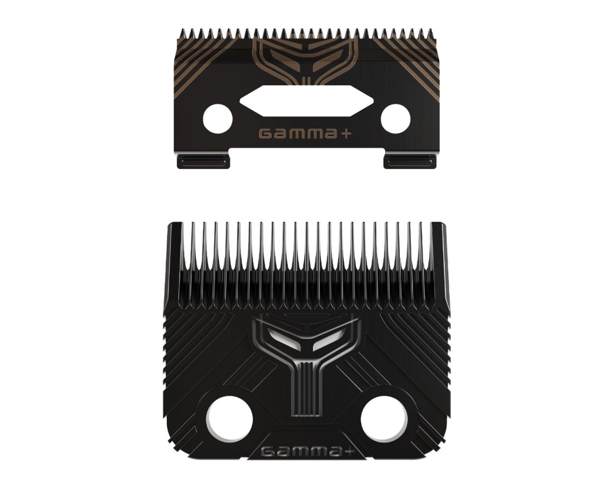 Gamma+ T1000 Echo Fixed Fade Blade and Shallow 2.0 Clipper Blade Set