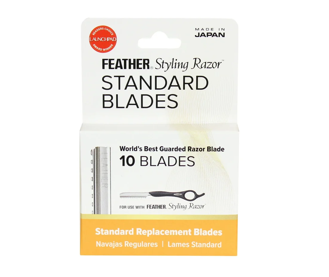 Feather Styling Razor Standard Replacement Blades - 10 Pack