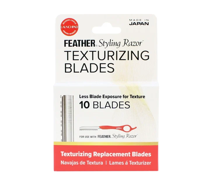 Feather Styling Razor Texturizing Replacement Blades - 10 Pack