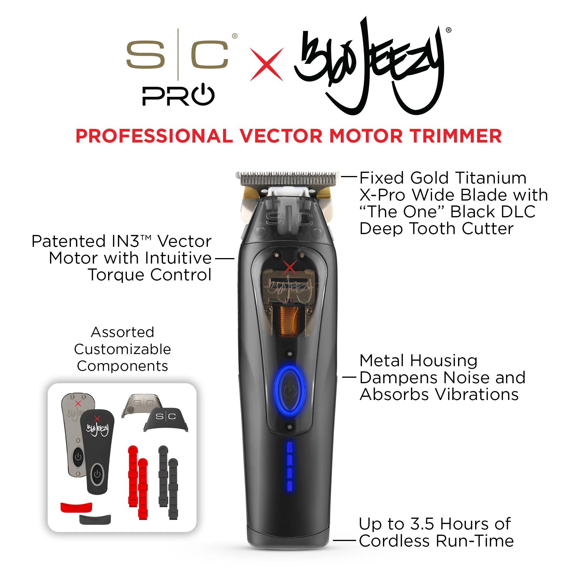 StyleCraft S|C x 360 Jeezy Professional Vector Motor Trimmer - Image 4